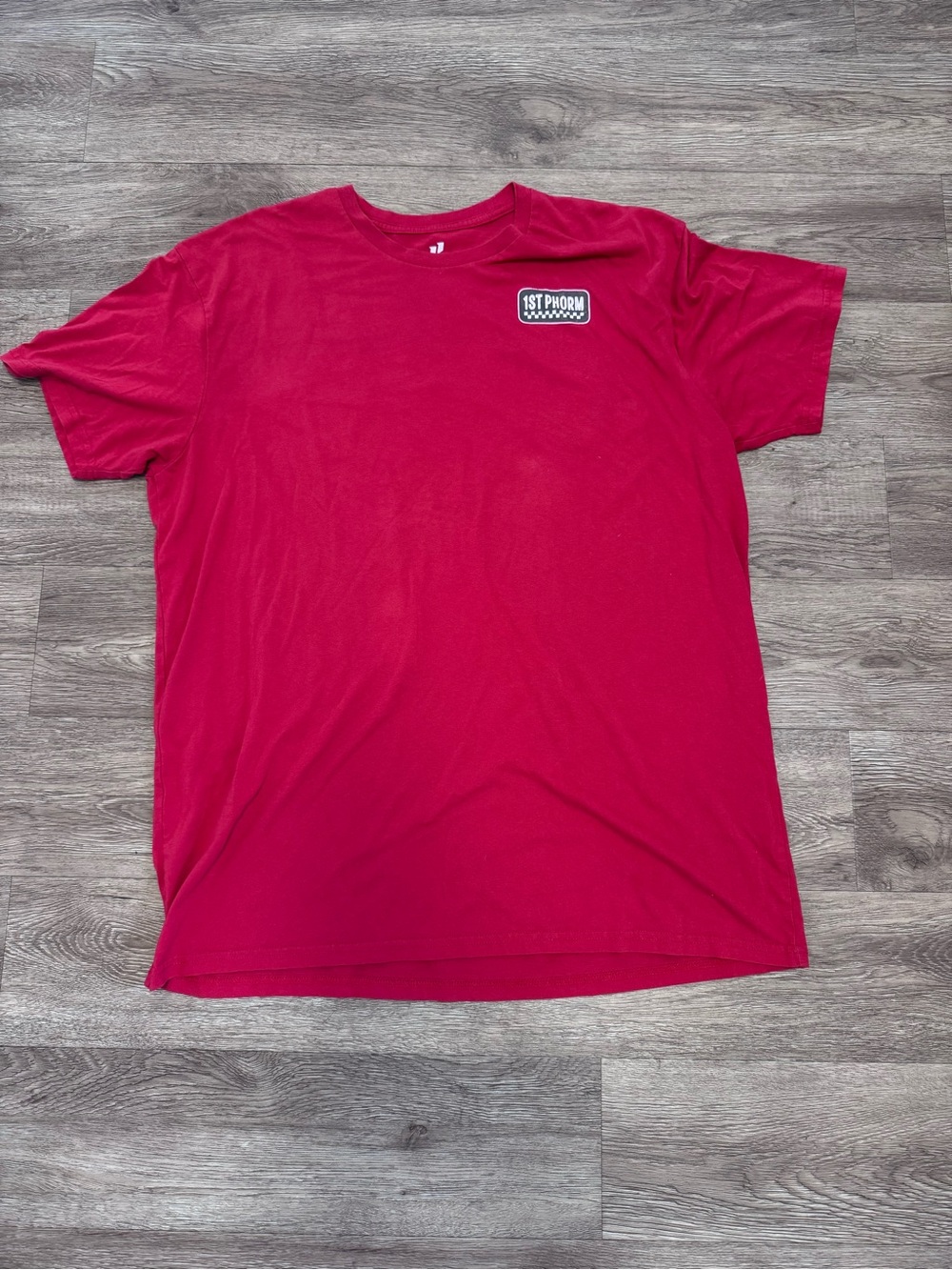 1st Phorm Men's Short Sleeve Crew Tee in Red